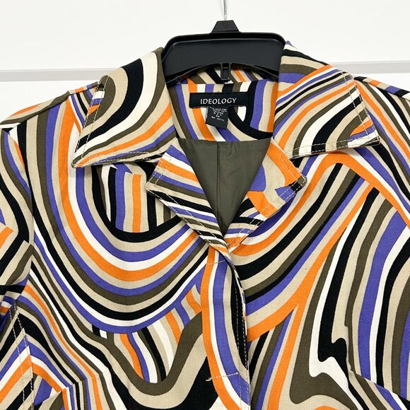 Ideology Trench Coat, Womens M, Retro Jacket, Groovy Jacket, 1960s Style, 70s - Picture 7 of 9